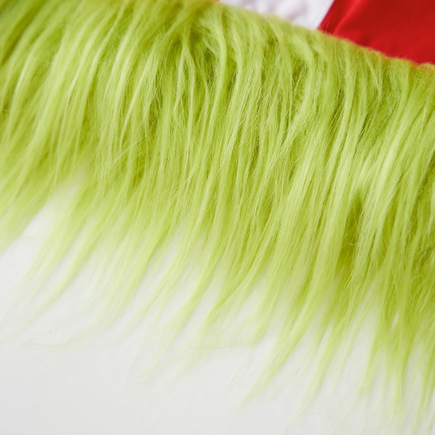 Kids Boys Girls Christmas Santa Cosplay Costume Green Monster Hooded Santa Claus Furry Suit Xmas Funny Clothes Set - Image 7