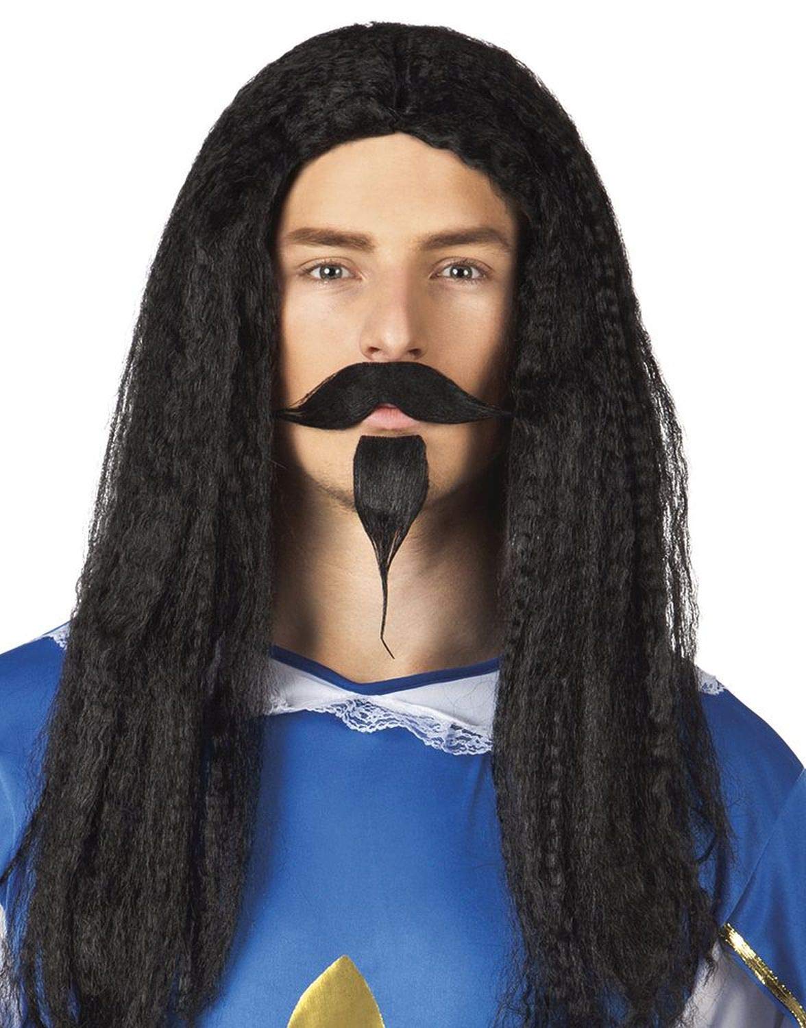 Boland 85799 Musketeer Gerard Wig, Black, One Size