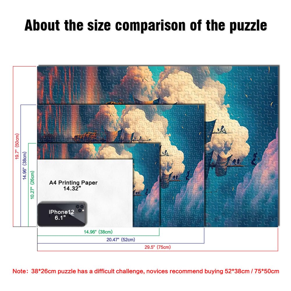 Puzzle da 2000 pezzi per adolescenti nave pirata Giocattolo educativo intellettuale decomprimente perché è ideale come regalo per tutta la famiglia 70x100cm