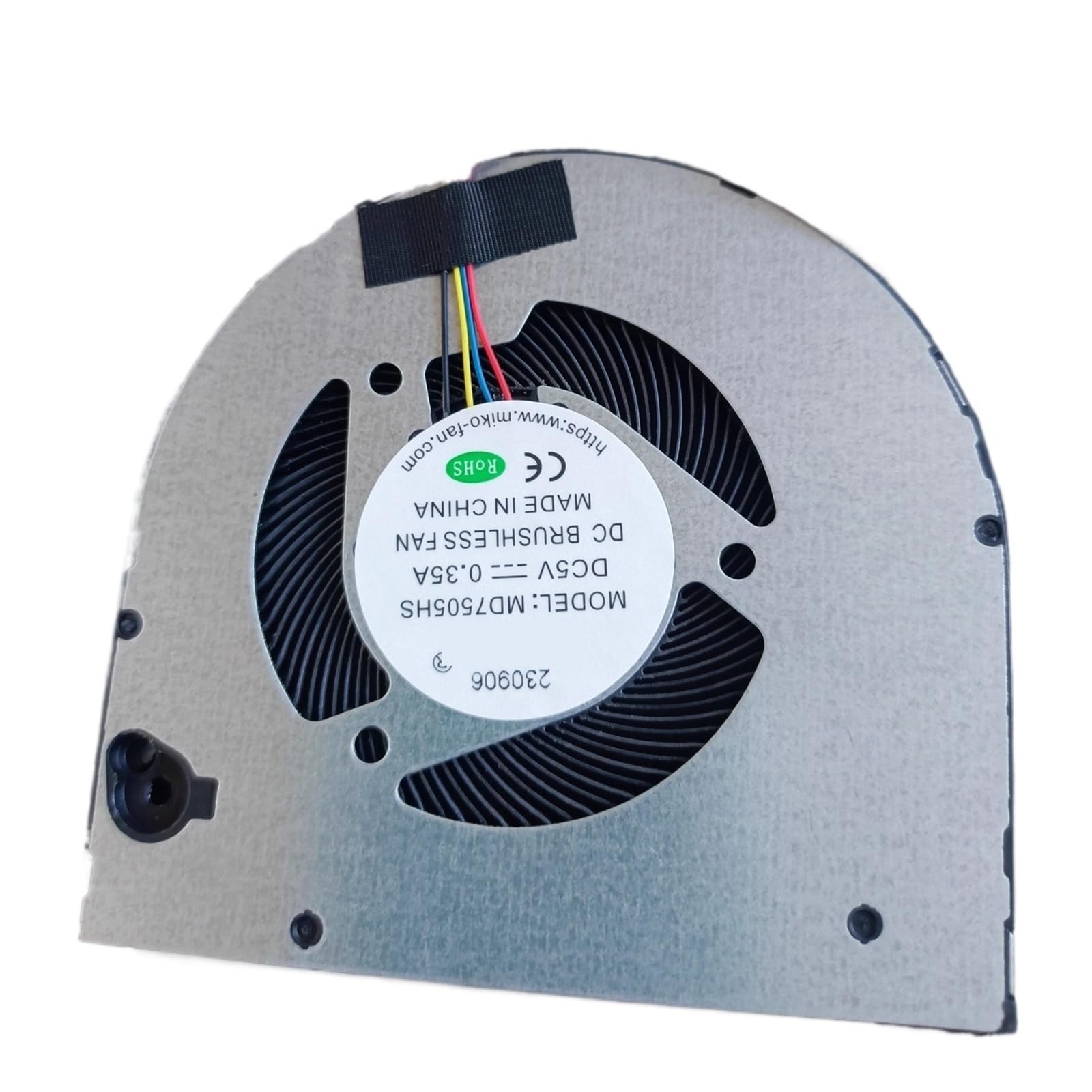 Ventilateur PC portable BF07505H05FP MD7505HS interface 1.0