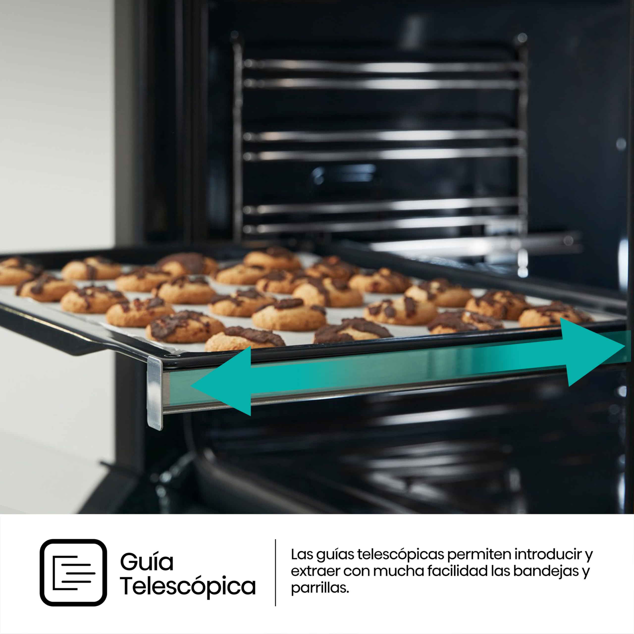 Hisense BI64213E15PX-Horno Multifunción, Horno electrico empotrable, 77L, Auto-limpieza Pirolítica, Modo cocción vapor, Guía telescópica pirolizable, Modo cocción Air fry, Pizza, Calentamiento rápido