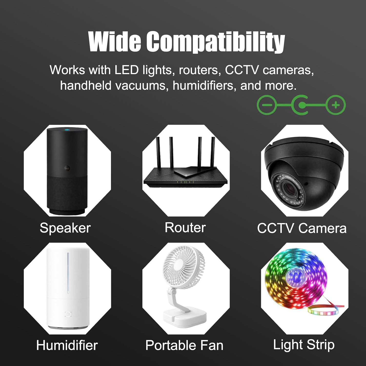 USB 5V to 12V Step Up Converter Cable for Fan,Lamp,Router,Speaker,5.5x2.1mm