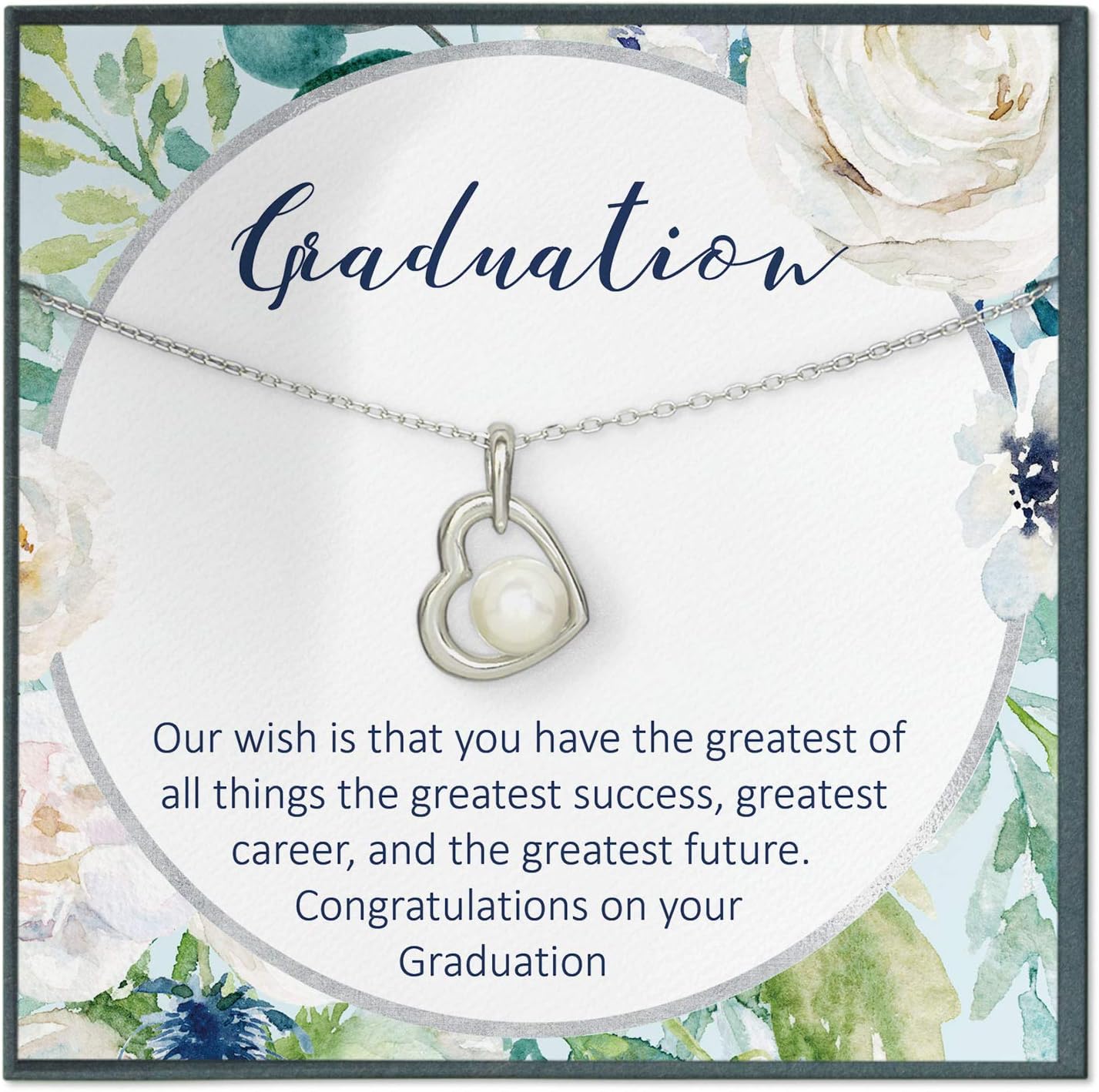 Graduation Gift Idea, Graduation Necklace for Girls Graduation Gifts for Middle School Graduation Gifts for Friends, Daughter Graduation Gifts