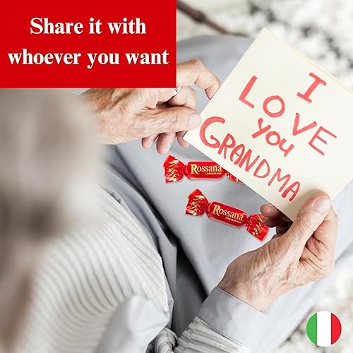 Miniatura 5 de Rossana - Caramelo duro  Caramelo italiano envuelto individualmente  Caramelo relleno duro (bolsa de 1 libra) caramelo relleno de Rossana