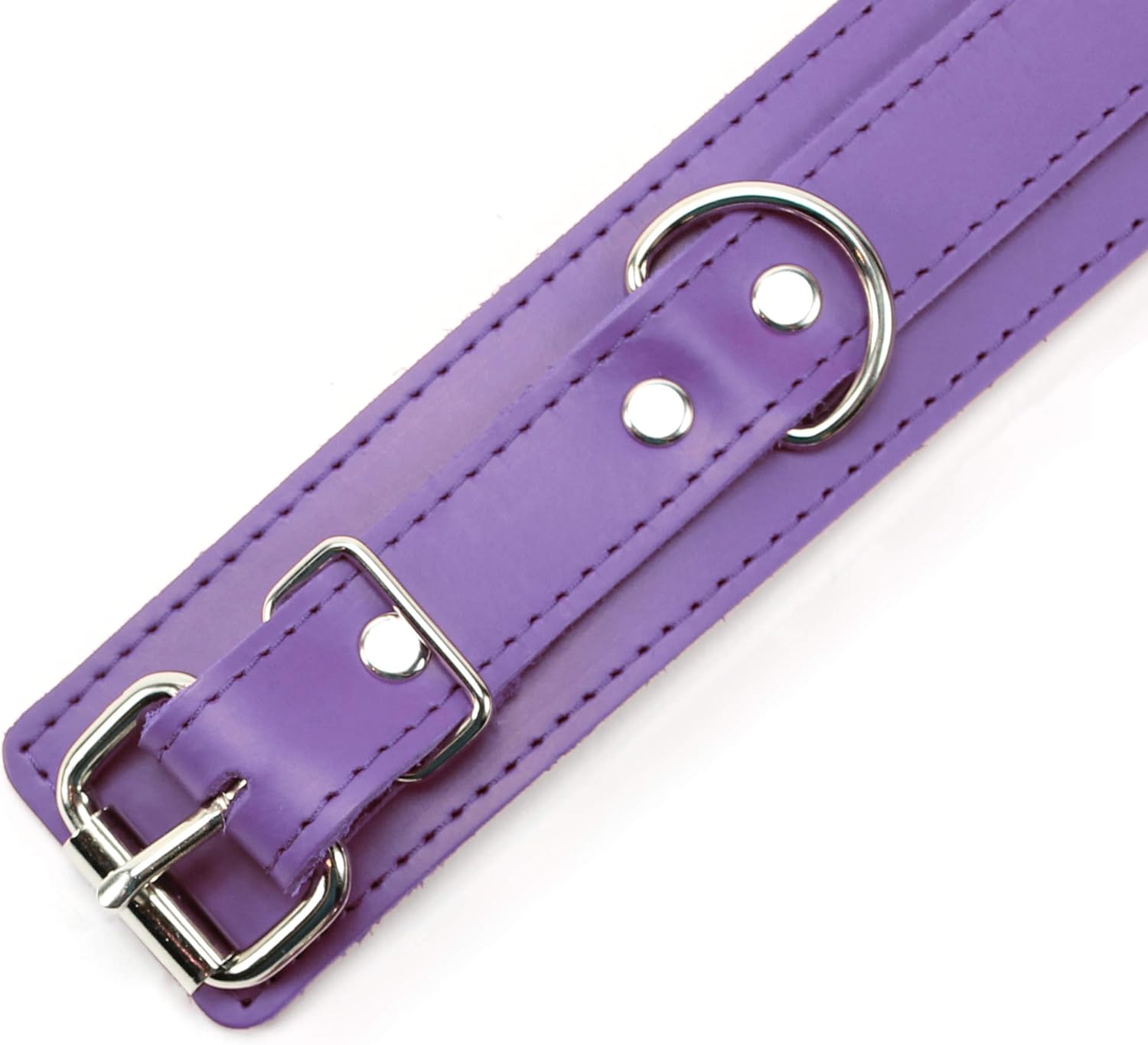 VP Leather Collar Latigo Leather Lambskin Handcrafted Leather Collar