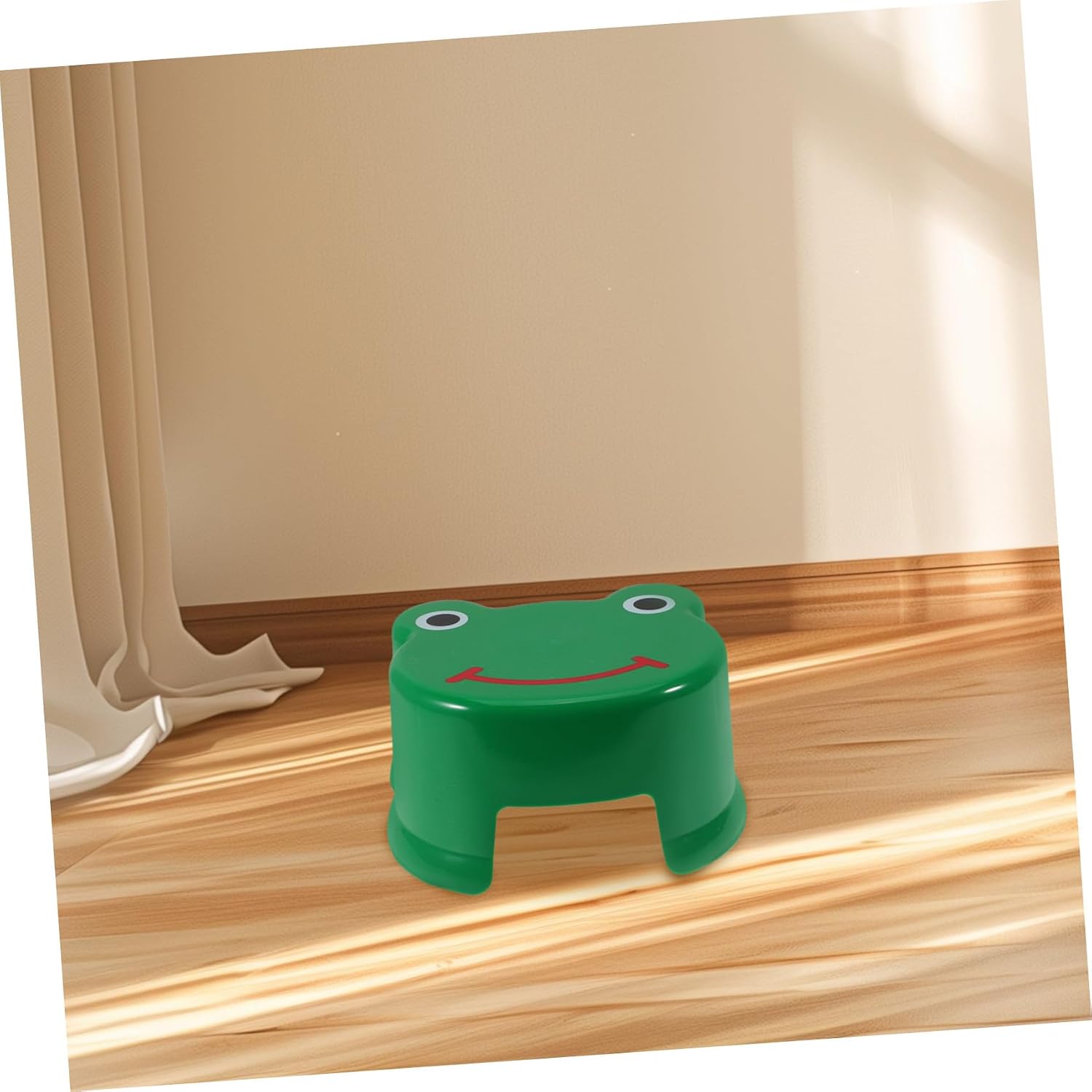 Non Slip Step Stool with Cute Animal Design Portable Plastic Cartoon Bathroom Chair for Small Footrest for Bedroom and Kindergarten Use Sturdy and Practical Seating