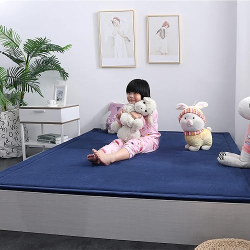 Miniatura 4 de Eanpet Tapete suave de tatami, tapete antideslizante de espuma viscoelástica, tapete de juego grande para niños, tapete antideslizante para la sala