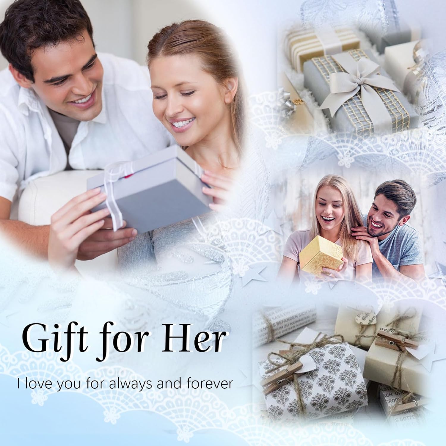 Love and Heart Charms 925 Sterling Silver for Bracelets and Necklaces Dangle Beads Jewelry for Women - Image 5