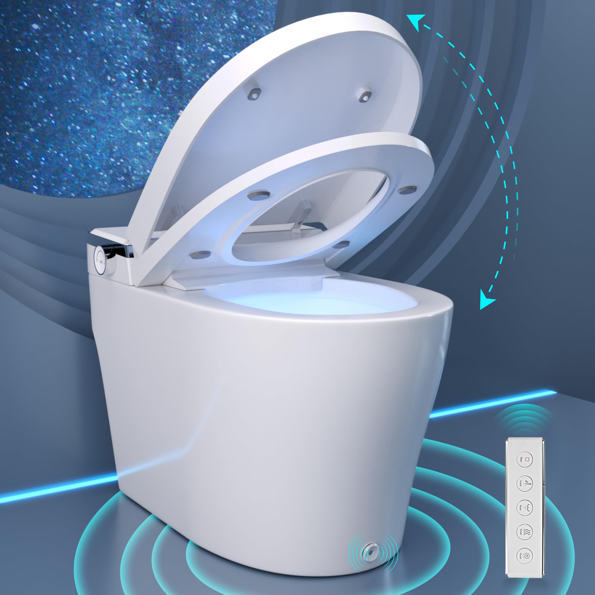 Deer Valley Smart Bidet Toilet with Heated Seat and Warm Water