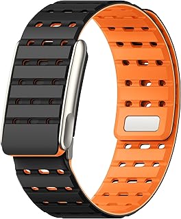 Spapoy Silicone Sport Band Compatible with Whoop 5.0 Bands Strap for Men Women, Soft Breathable Adjustable Waterproof Repl...