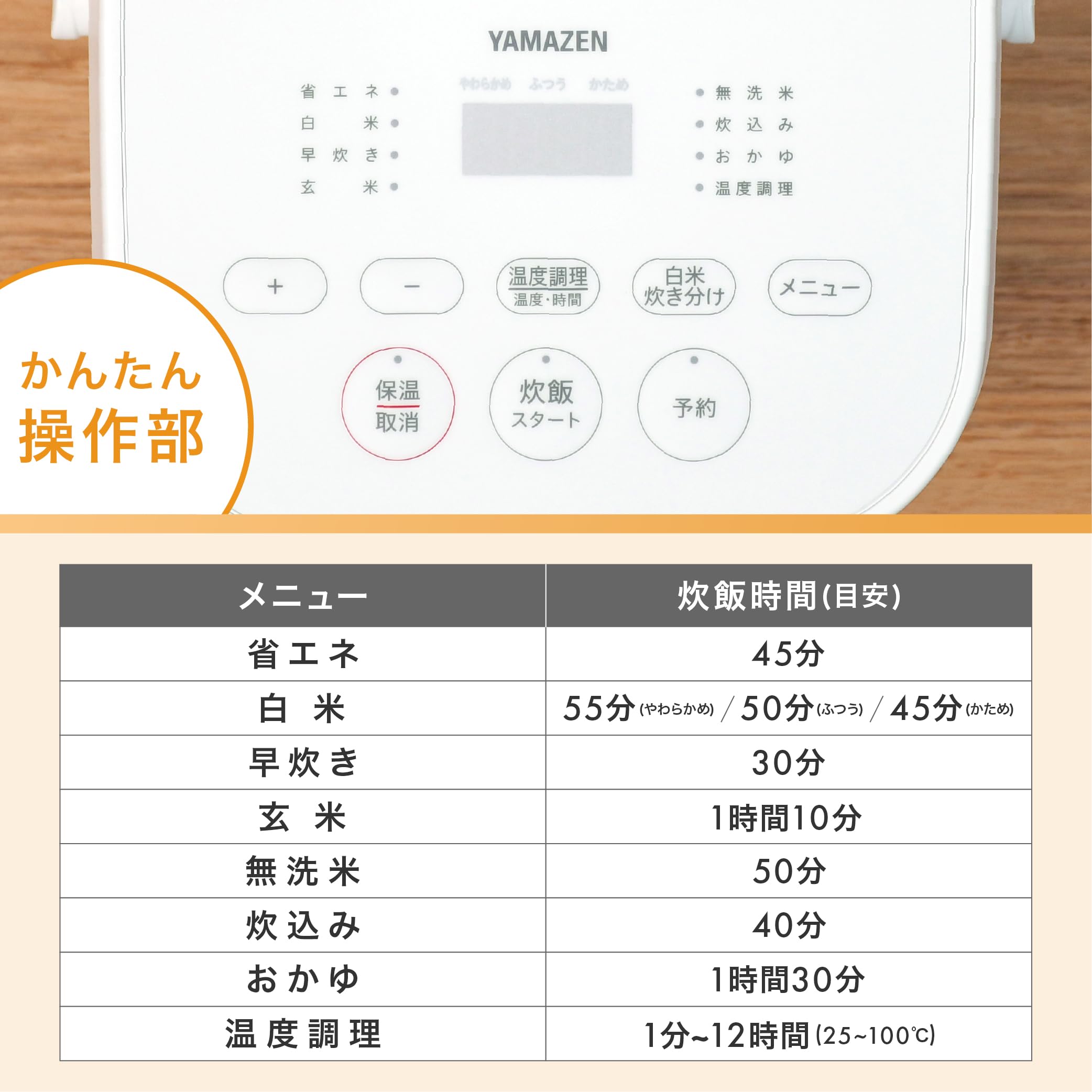 Amazon | 【Amazon.co.jp限定】[山善] 炊飯器 一人暮らし 5.5合 3種類