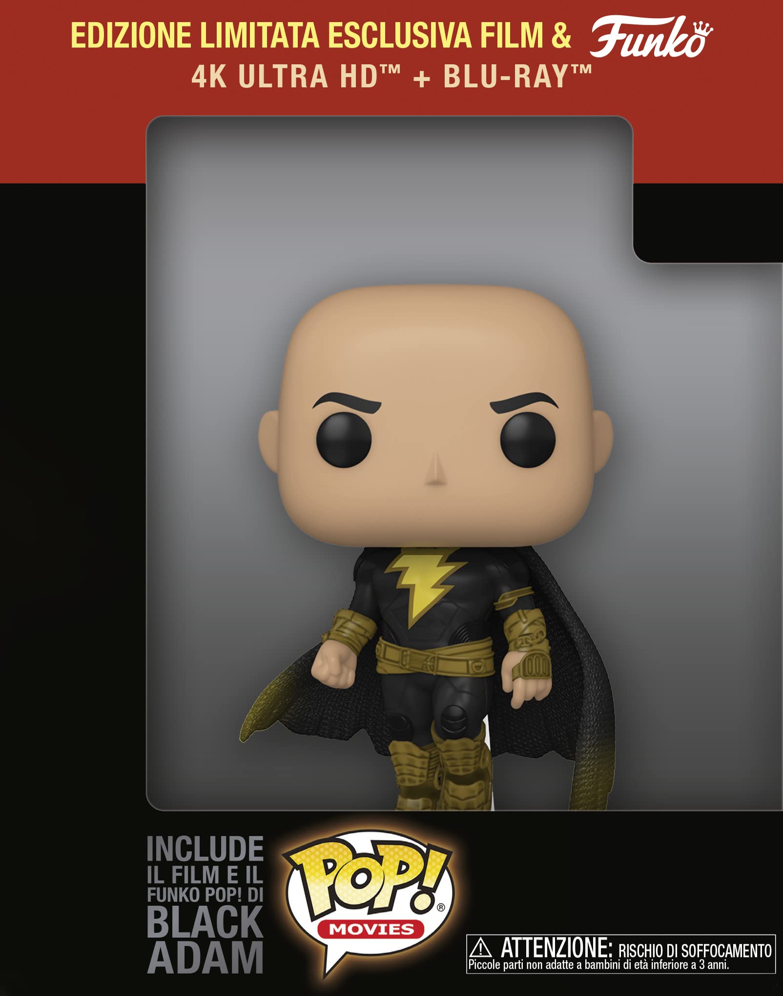 BLACK ADAM + FUNKO (4K Ultra HD + Blu-Ray)