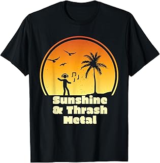 Sunshine & Thrash Metal Stuff for Metalhead | Heavy Metal T-Shirt
