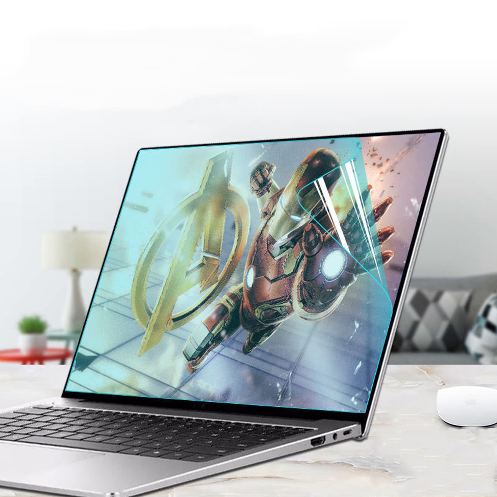 WLWLEOFrosted Anti-Glare Computer Screen Protector 5 Pack 13.3-16 inch Laptop Protector Film Anti Blue Light/Anti-Scratch Screen Filter Compatible with 16:10 Aspect Ratio Display