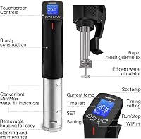 Inkbird WiFi Sous Vide Készülék EVA Védőtokkal - 100W Vízálló Konyhai Hőmérséklet Szabályzó 25-99°C - Precíziós Időzítő Tökéletes Főzéshez 2