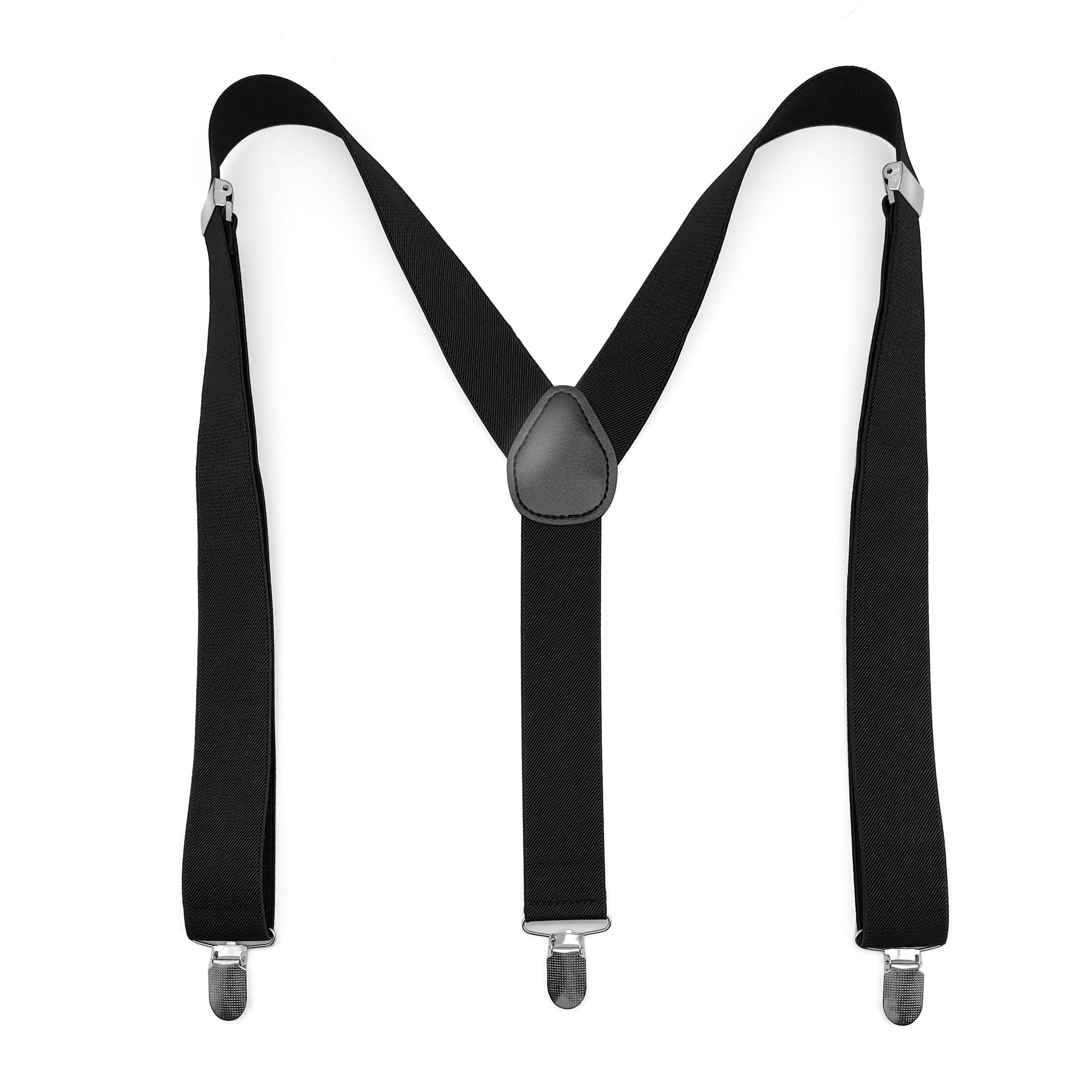 [Trifong] サスペンダー メンズ Y型 幅35mm 長さ調節可能 弾性 無地 強力 クリップ付き ビジネス カジュアル 作業用 スポーツ