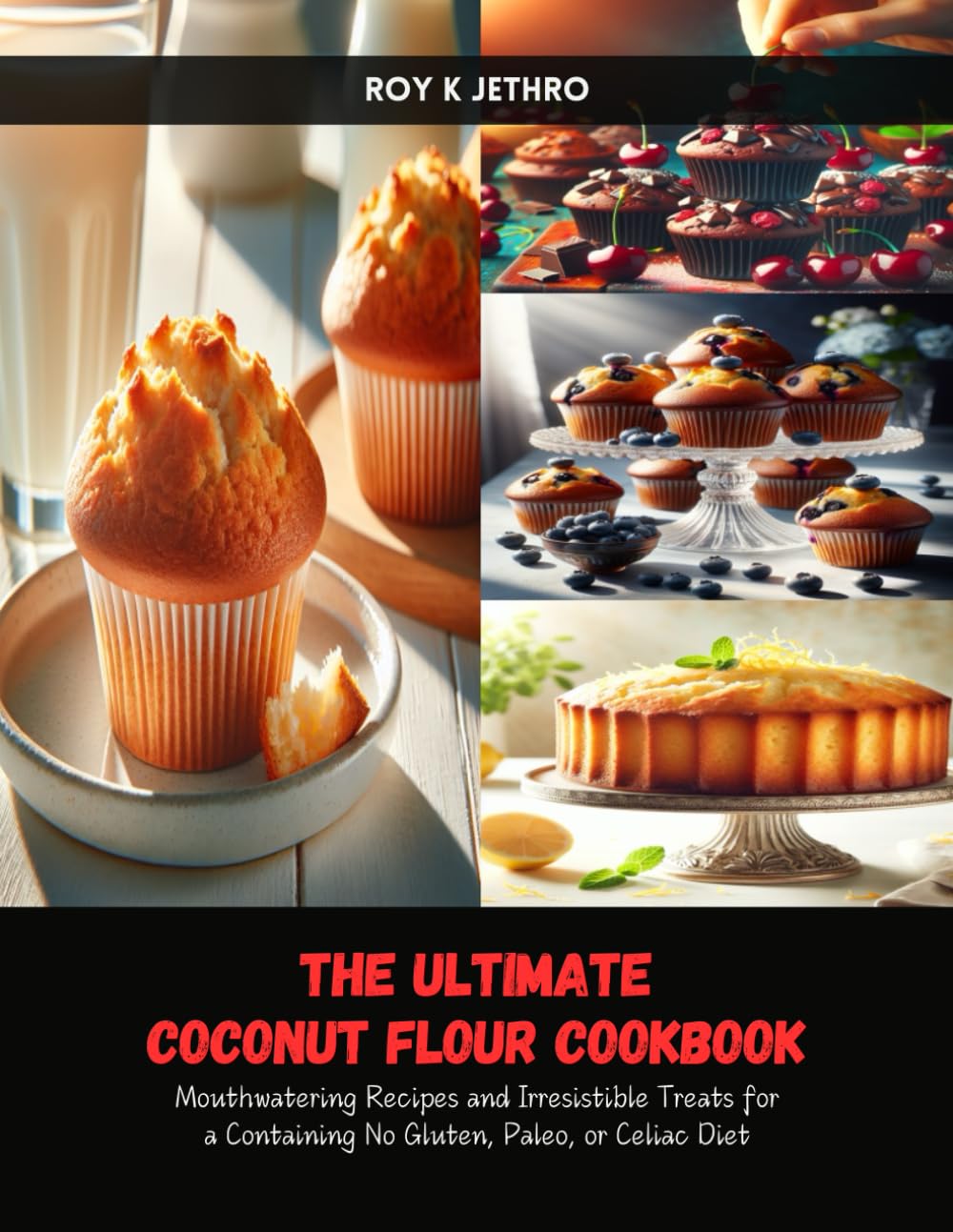 The Ultimate Coconut Flour Cookbook: Mouthwatering Recipes and Irresistible Treats for a Containing No Gluten, Paleo, or Celiac Diet