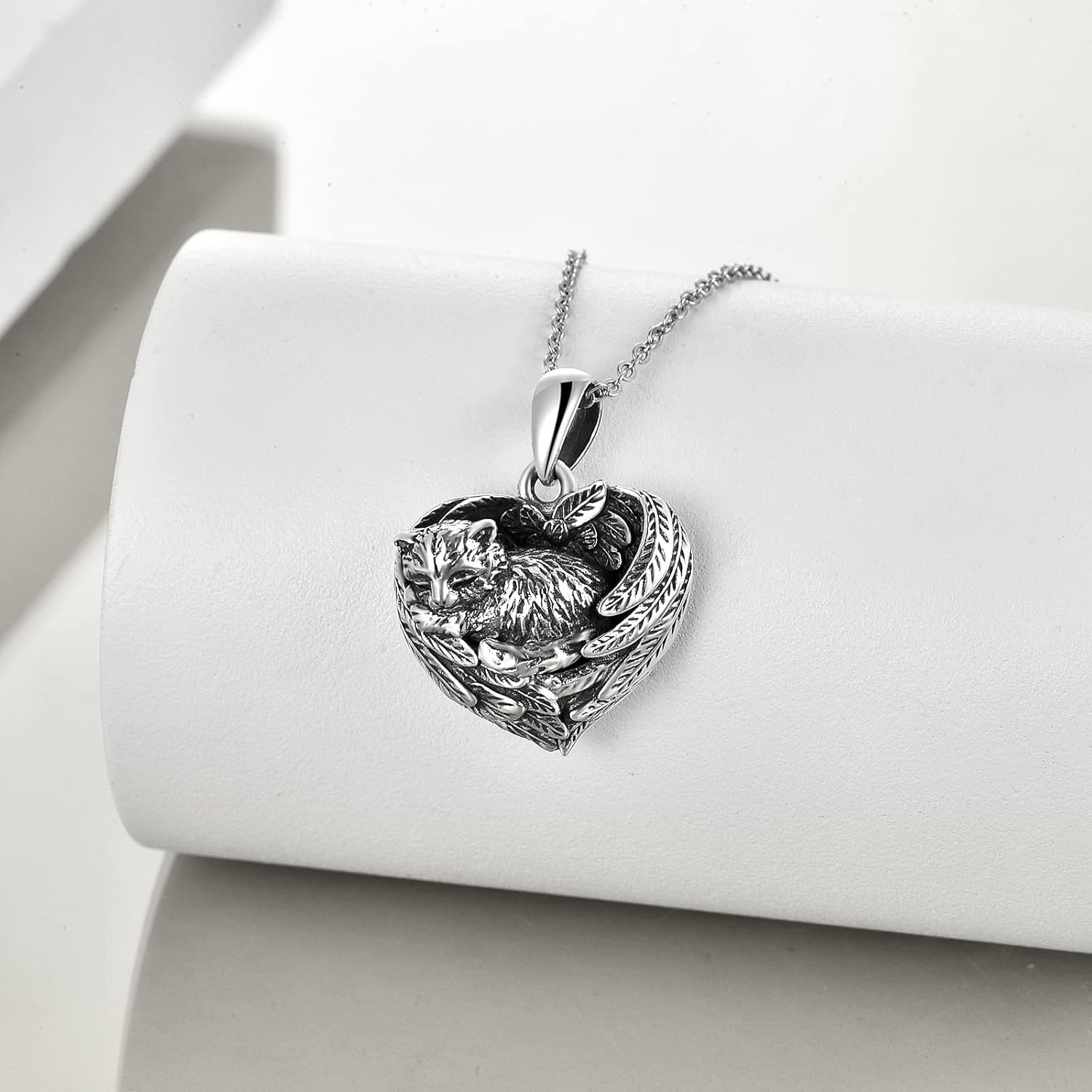 ONEFINITY Urns for Human Ashes Sterling Sliver Filigree/Infinity/Heart/Cat/Dog/Paw Urn Necklaces for Ashes Keepsake Memorial Cremation Jewelry Gifts for Women/Friends/Pets