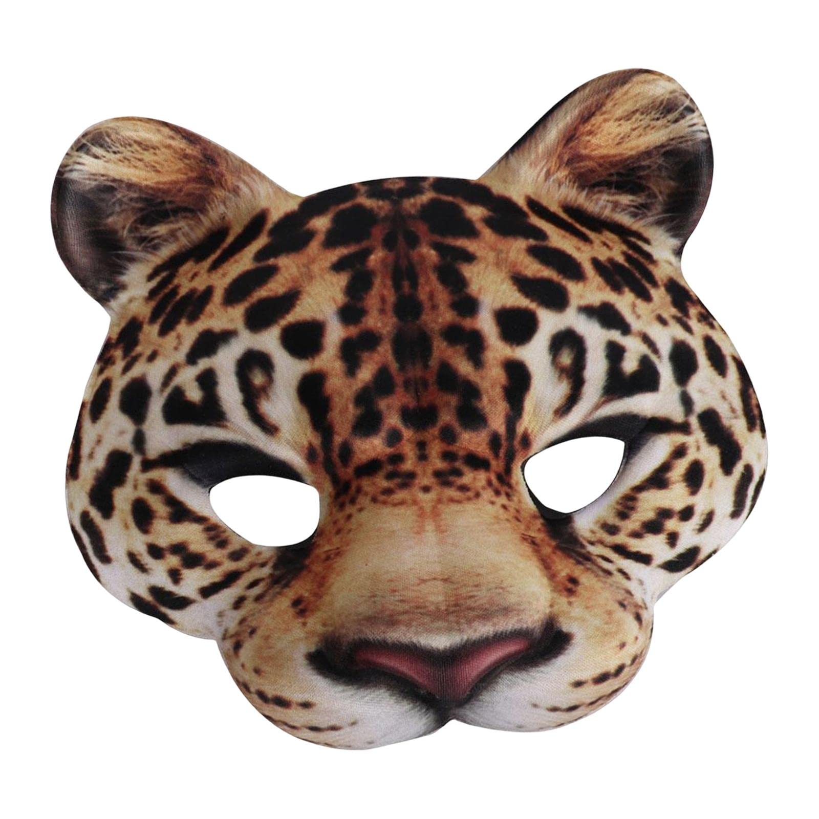 Leopard Mask Animal Scary Half Face for Night Show Aldult | Clothing, Shoes & Accessories | Costumes, Reenactment, Theater | Accessories | Masks & Eye Masks-image-15