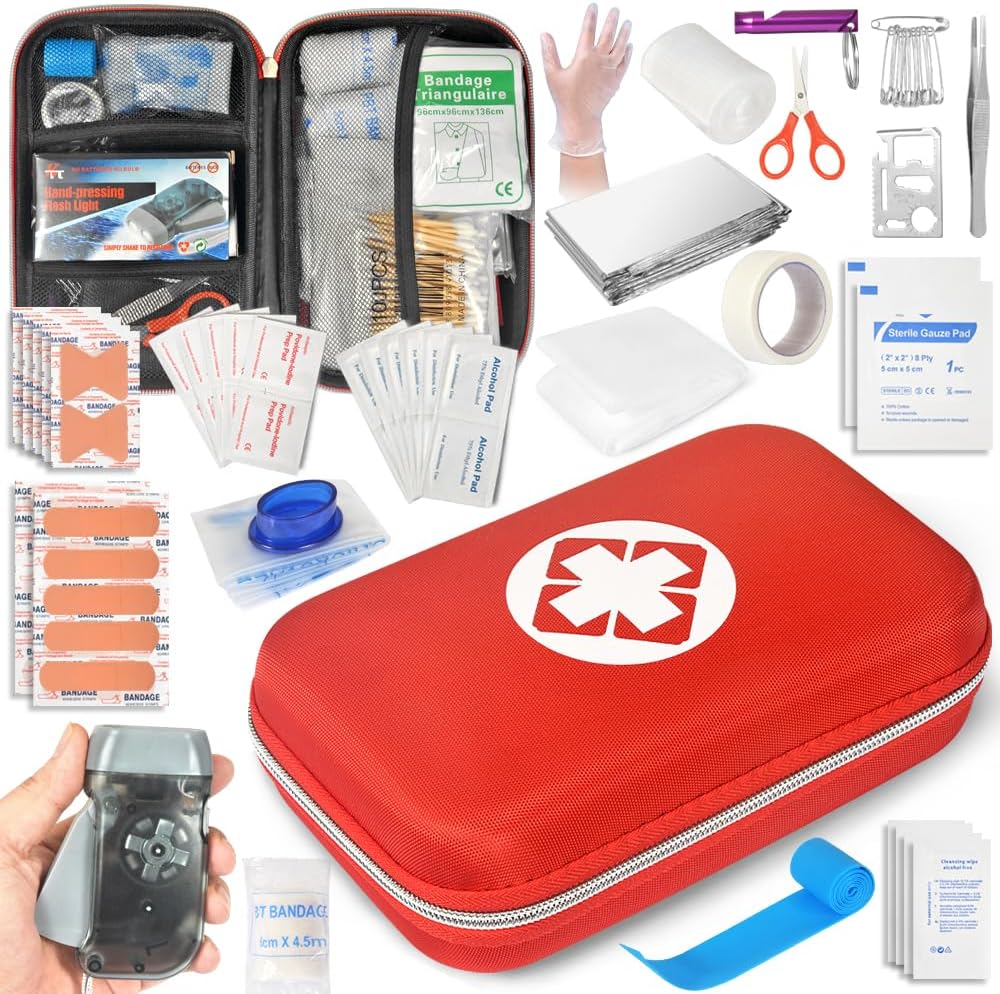 First Aid Kit,280pcs First Aid Kits Suitable for Emergency First Aid