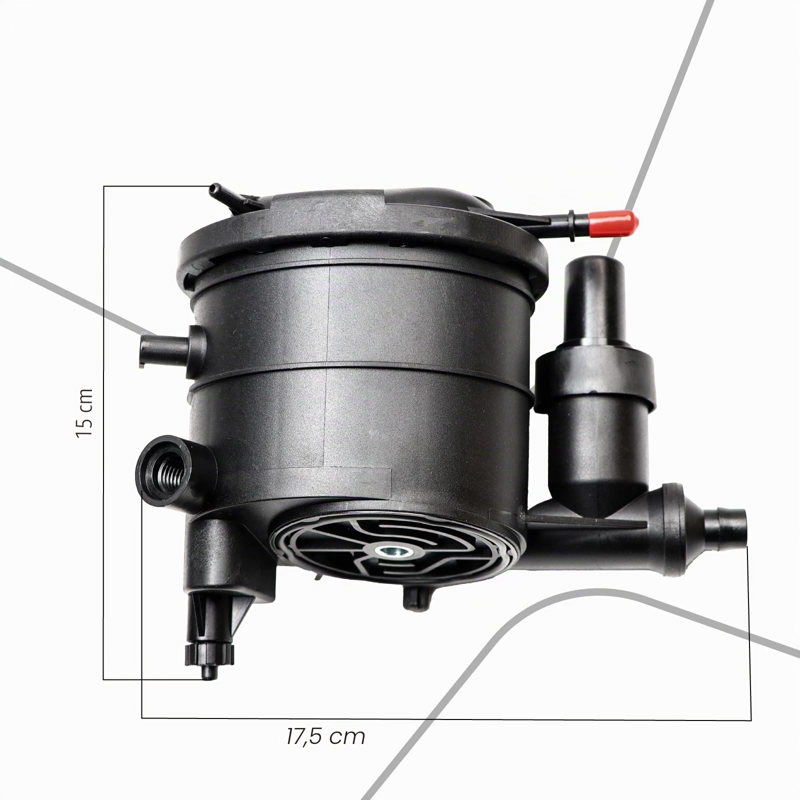 Filtre à carburant diesel pour Jumpy Xsara Coupé 206 306 Van Expert Platform Partner Diesel 1.9D DW8 DW8B Boîtier de filtre diesel 9625224180