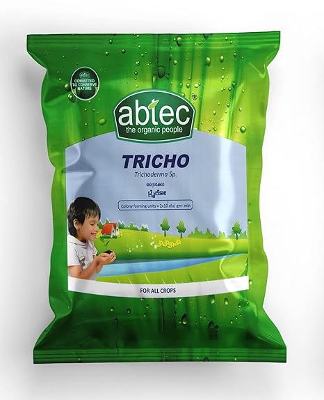 abtec, the organic people Trichoderma Sp.an Ecofriendly Bio Fungicide Mainly Used for Controlling Soil - Borne Plant Diseases as Well as Certain Foliar Diseases Caused by Pathogenic Fungi (100 Gm)