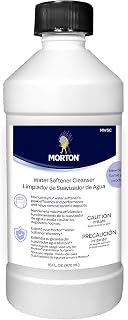 Morton Universal Water Softener Cleanser 16 oz - Removes Iron, Rust, Sediment for Peak Efficiency in All Brands