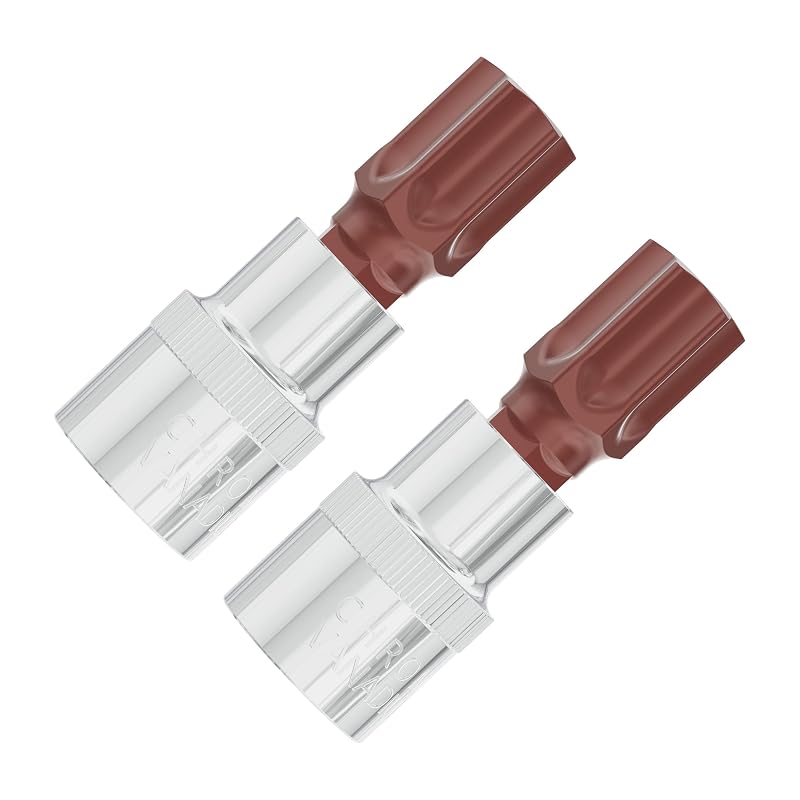 Soquete com Ponta Torx T55 FOCMKEAS, Acionamento de 9,5 mm (3/8 pol.), 4,8 cm, Kit com 2 Peças