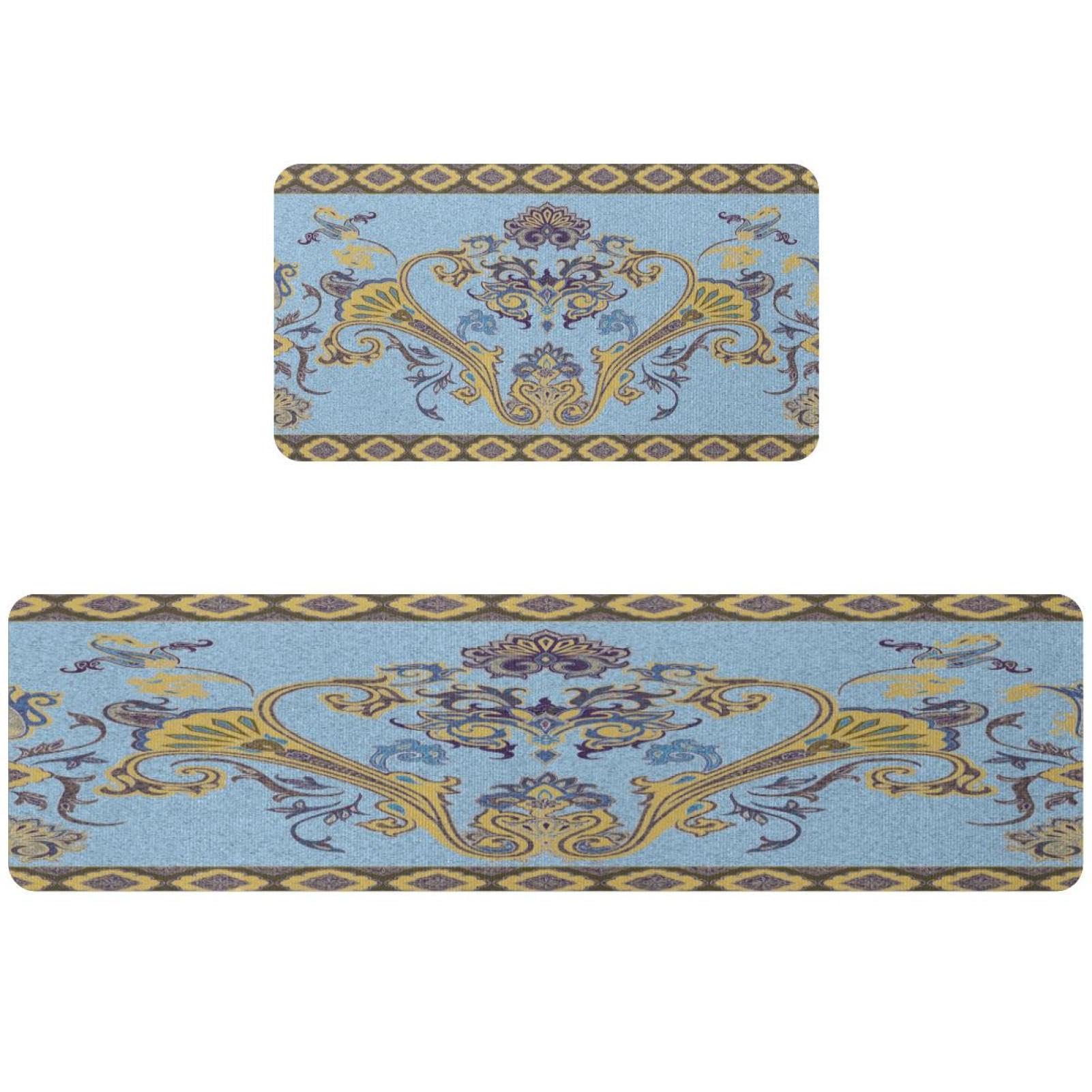 Tapis de cuisine bohème lavables pour sublimer la buanderie et le couloir