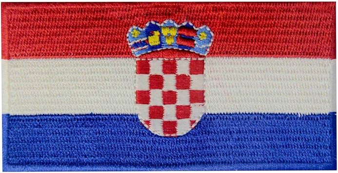Croatia Flag Embroidered Patch Croatian Iron On Sew On National Emblem
