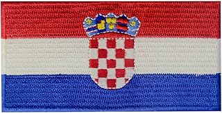 Croatia Flag Embroidered Patch Croatian Iron On Sew On National Emblem