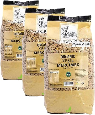 Tardaş Organik Yeşil Mercimek (3 paketi)