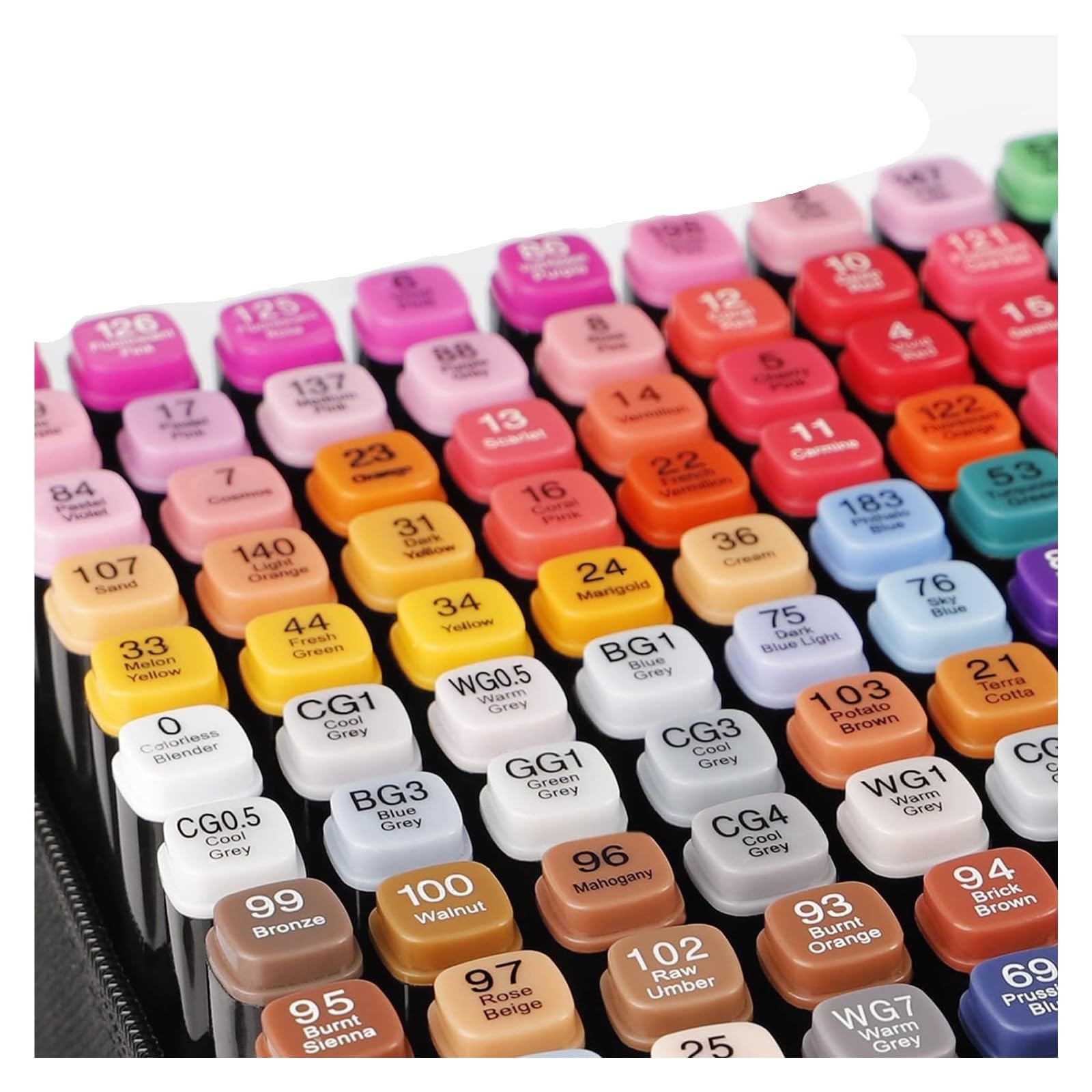 24/36/48/60/80/120/168/262 Farben Zeichenmarker Dual Tip Permanent Art Sketch(30 pc)