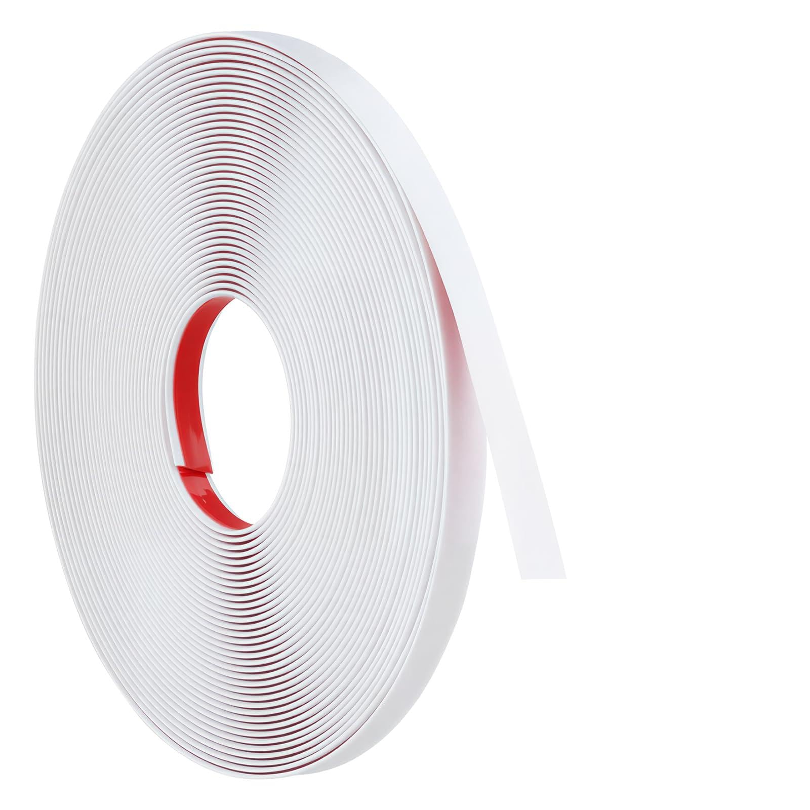 7M x 1cm Self Adhesive Tile Trim, White Moulding Trim, Peel and Stick Wall Moulding Panels, PVC Wall Trim, Waterproof Decorative Mirror Edge Repair Tape for Ceiling, Floor, Panel & Cabinet