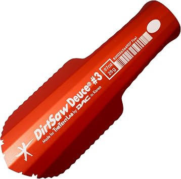 TheTentLab DirtSaw® Deuce #3 - 0.95オンス バックパッカーのトイレ用こて カラー:ファイア