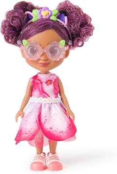 Gabby's Dollhouse: The Movie, Garden Gabby Doll with Removable Cat Ears hairband, Sunglasses and Doll Clothes, Kids Toys for Girls and Boys Ages 3 and Up