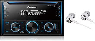 Double DIN CD Receiver with Improved Pioneer Smart Sync App Compatibility, MIXTRAX, Built-in Bluetooth