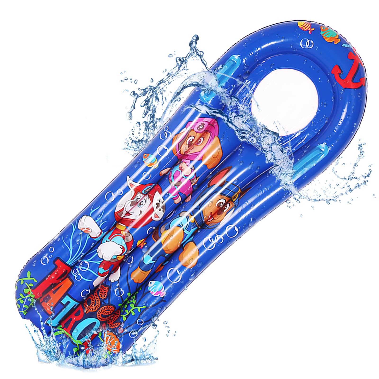 Tabla Surf Niño Hillylolly Tabla Bodyboard Niño con Asas, Tabla Bodyboard Infantil, Tabla Surf Niños Playa para Toboganes de Agua, Colchonetas de Esquí Acuático, Fiestas Piscina