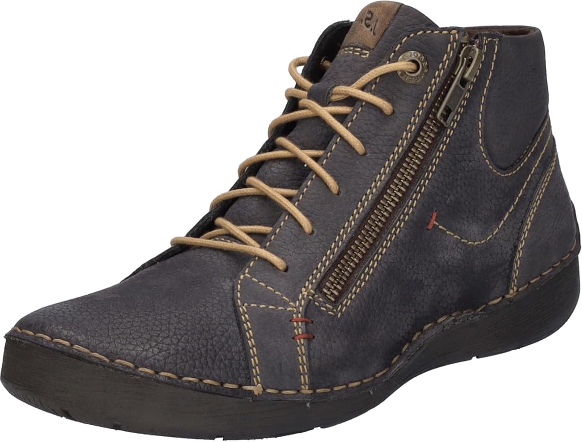 Amazon.com | Josef Seibel Fergey 67 Ankle Boots | Grey, Grey, 36