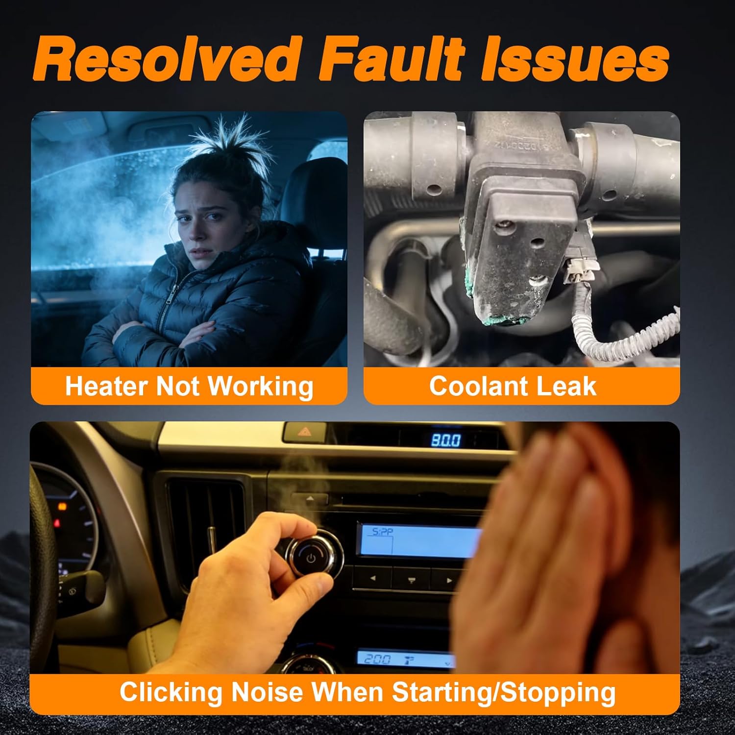 Heater Unit Inlet Hose Control Valve Compatible with Nissan Armada 5.6L 2004-2015 Infiniti QX56 5.6L 2006-2010 Replace # 92400-ZW10A 92400-ZC300