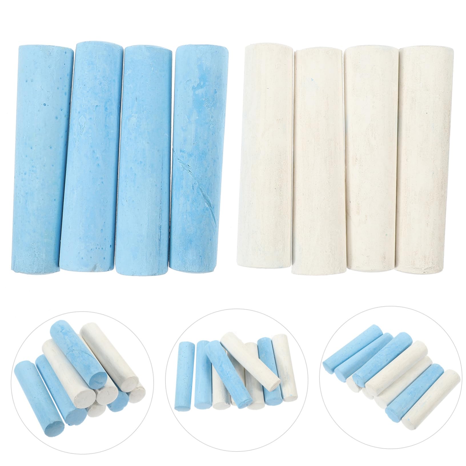 Kisangel 40pièces Craies Épaisse Pour Trottoir Craies Pour Garçon Fille Et Tableau Pratique Pour Dessin Extérieur Et Maison