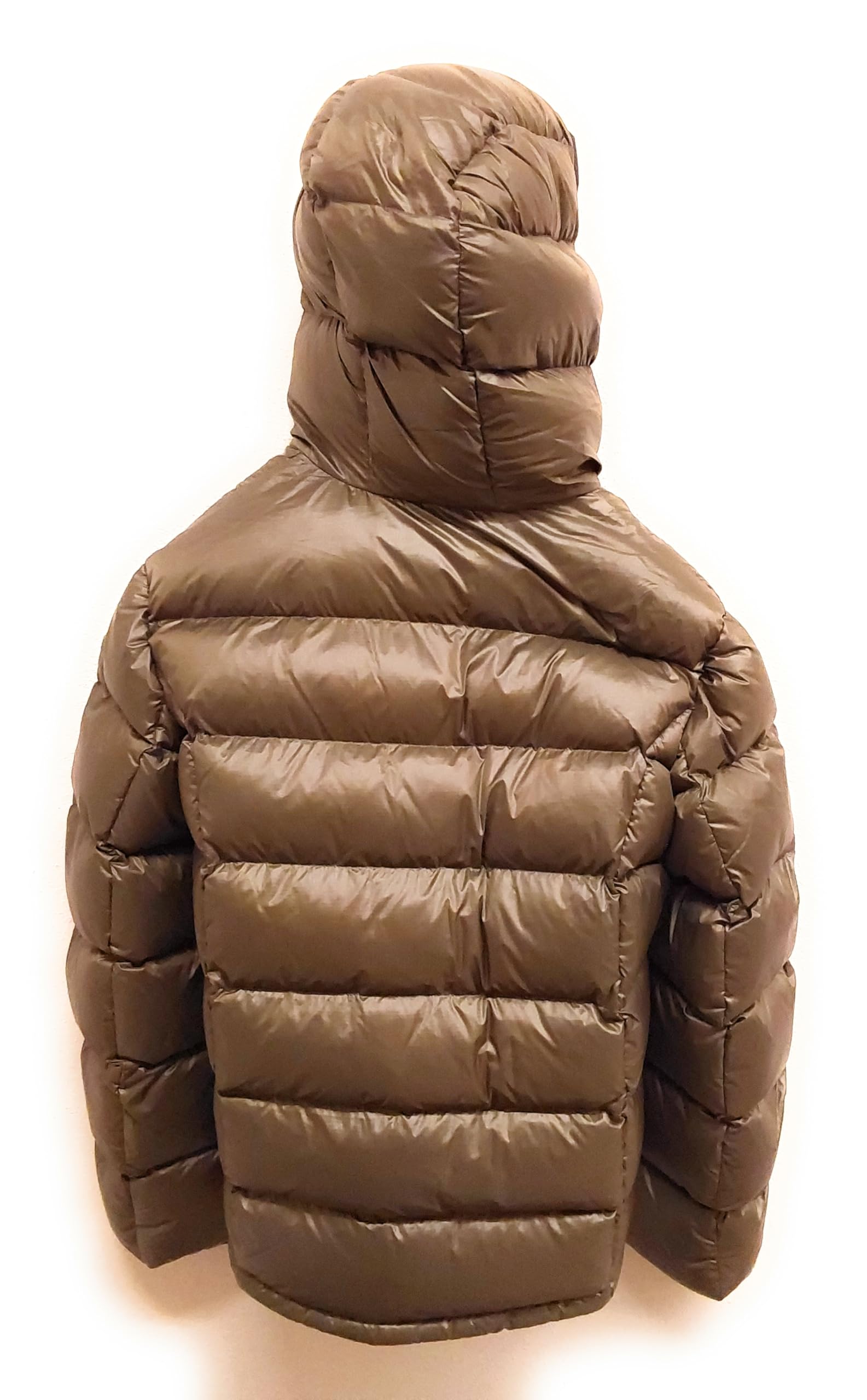 Blauer Piumino Invernale con Cappuccio,Tasche Multiple,Verde Foresta,Giubbino Corto Imbottito Ovatta