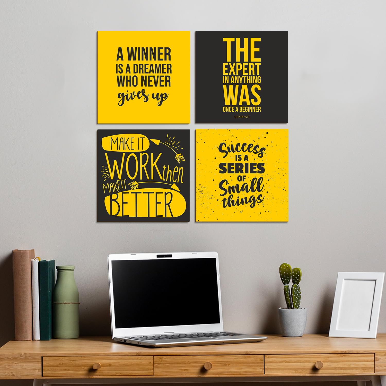 PAPER PLANE DESIGN Motivational Framed Poster Set Of 4, 10 Inch x10 Inch (M) (B0BJDWTVDH) Amazon Price History, Amazon Price Tracker