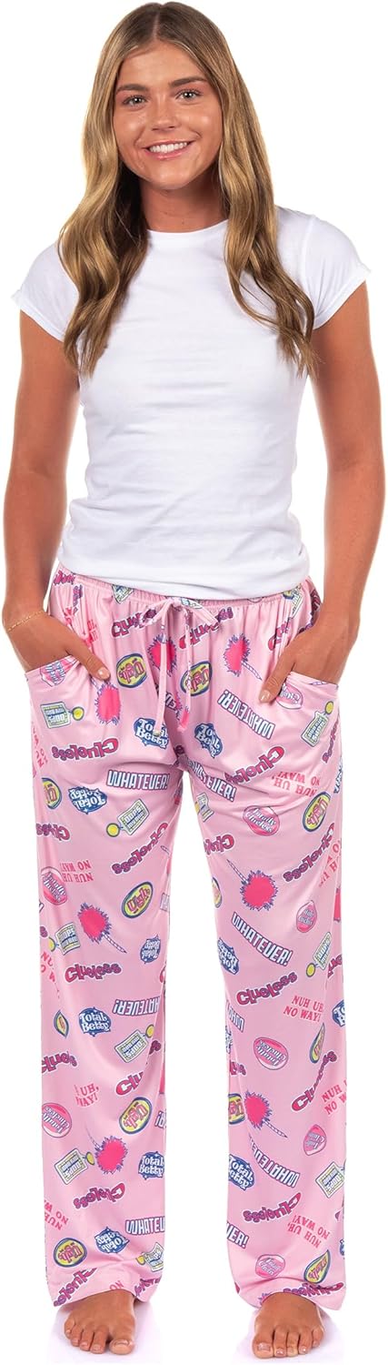 Clueless Pajama Pants Women's Whatever Quotes Oops My Bad Lounge Sleep Bottoms Loungewear - Image 2