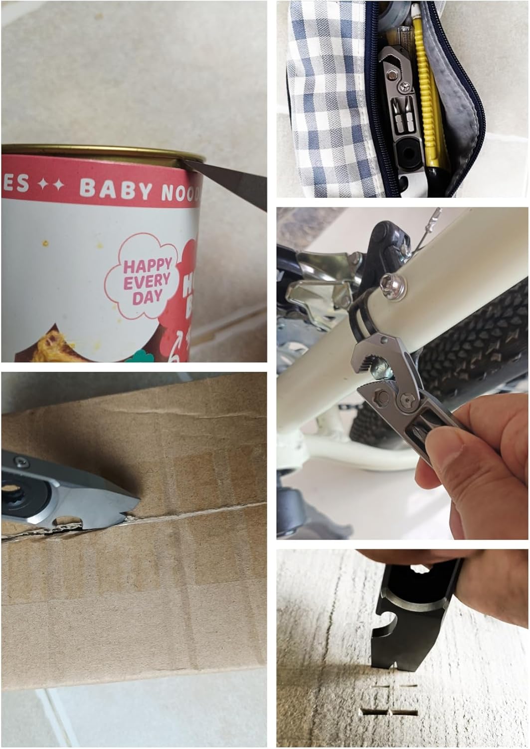 EDC Pry Bar Multitool - [8-IN-1] Titanium Pocket Tool with Ratchet Wrench, Crowbar, Bottle Opener & Nail Puller for Camping, Survival & DIY