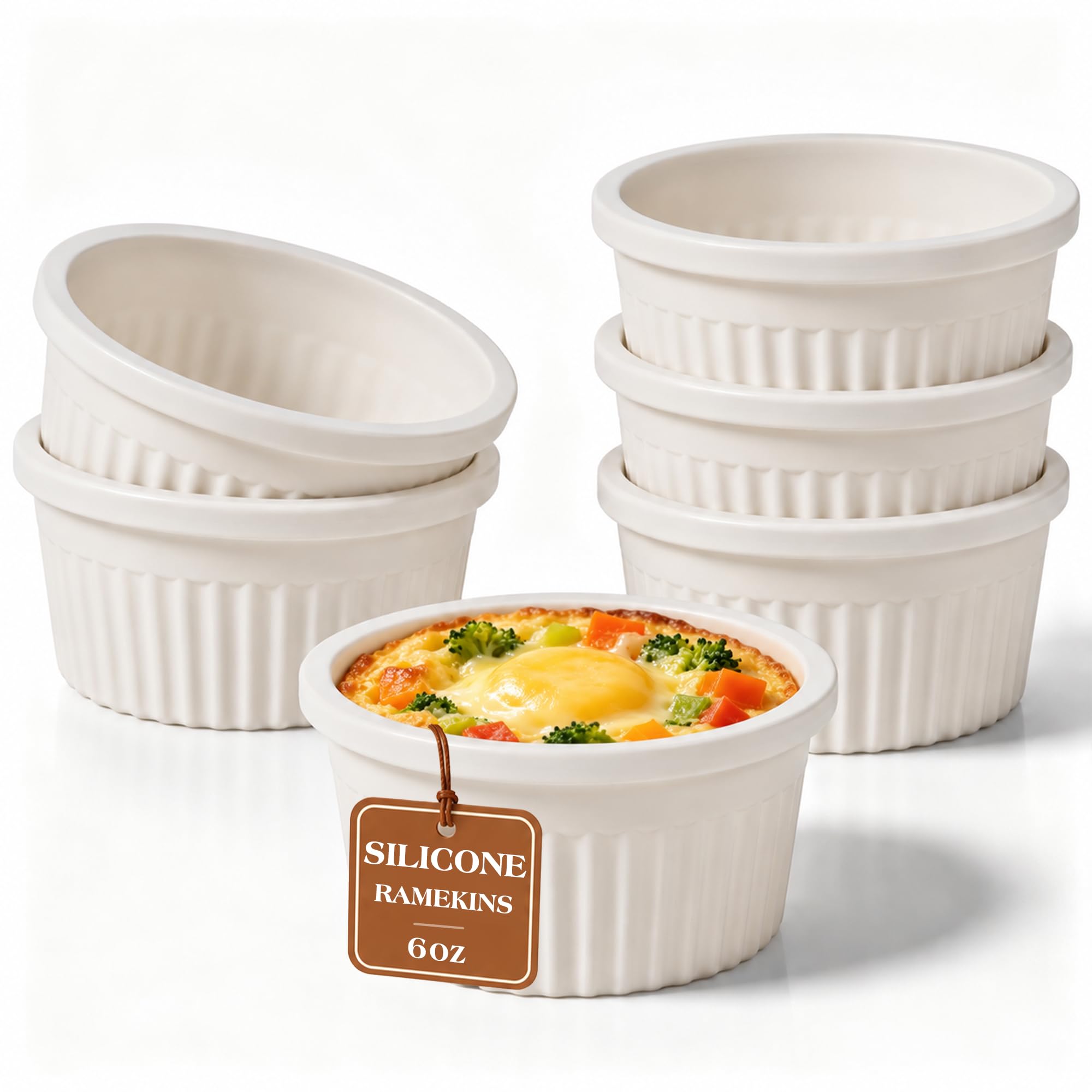 Silicone Ramekins - Oven & Air Fryer Safe -12
