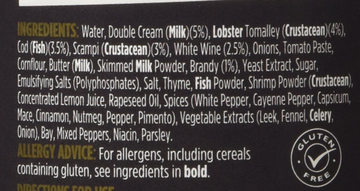 Baxters Chef Selections Bisque de langosta, 400g