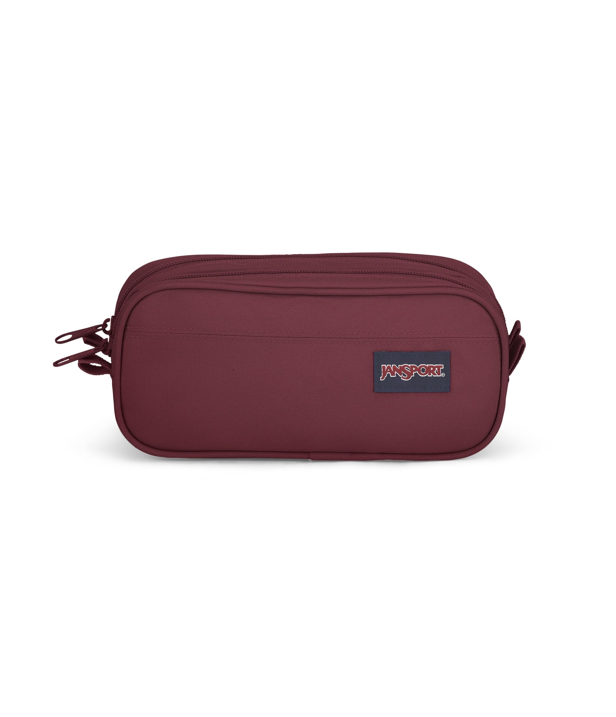 JanSport Large Accesssory Pouch Large Pouch, 10 x 8 x 23 cm, Russet Red, Red — image 1