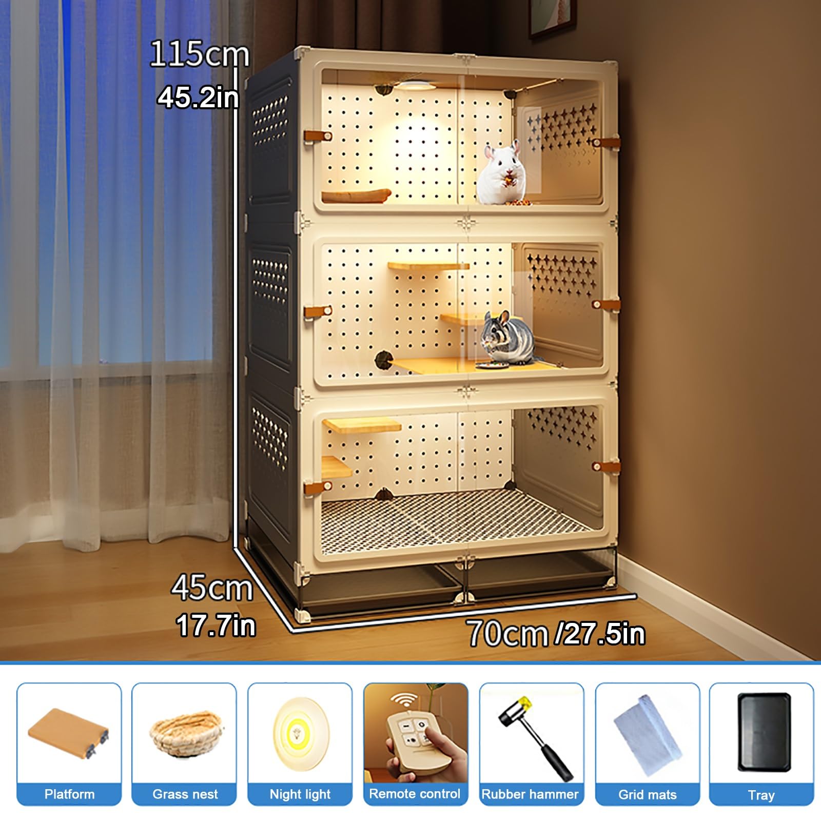 ハムスターケージ　ハムスターゲージ　チンチラ　モルモット Amazon.co.jp: モルモット 隠れ家 モルモット 豚 ケージ