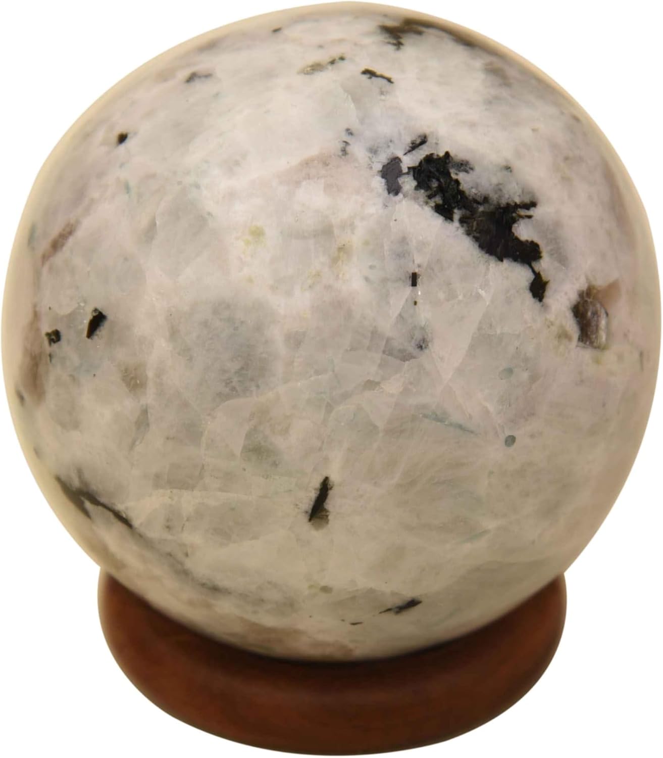 Reiki Healing Rainbow Moonstone Design #2 Sphere Ball Stone 50-60 mm Approx